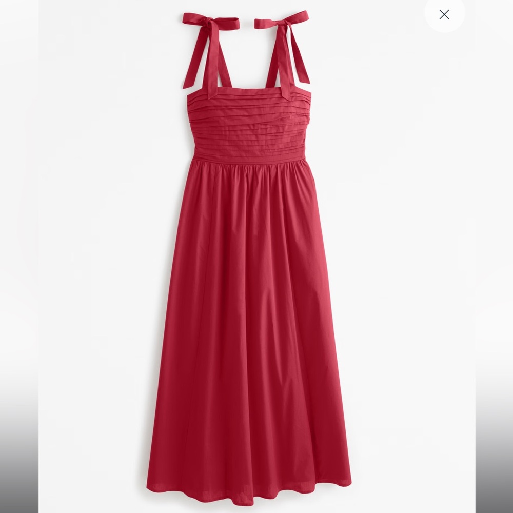 Abercrombie & Fitch Emerson Tie-Strap Maxi Dress Size s